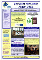 Newsletter August 2011
